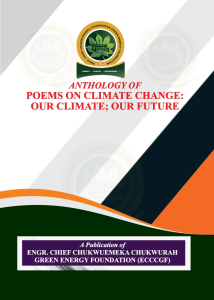 Anthology of Poems on Climate Change: Our Climate; Our Future.