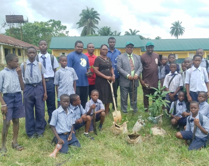 ECCCGEF outreach and tree-planting activity